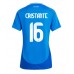 Italia Bryan Cristante #16 Hjemmedrakt Dame EM 2024 Korte ermer